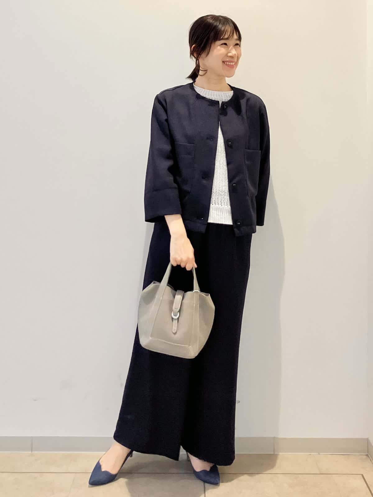 7-IDconcept.のジャケットを使った岡山天満屋7-IDconcept.のスタッフ