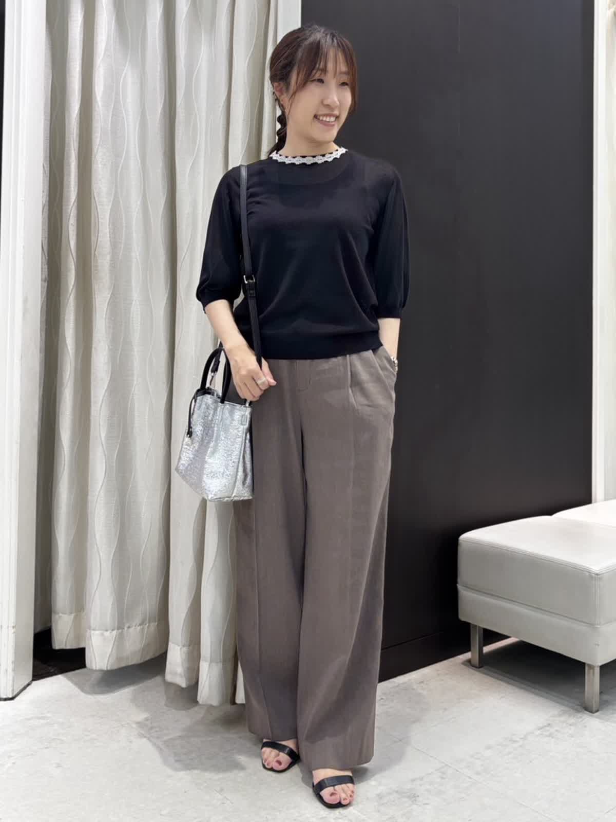 Le Soukのニットを使った福山天満屋店INED/7-IDconcept./Maglieの