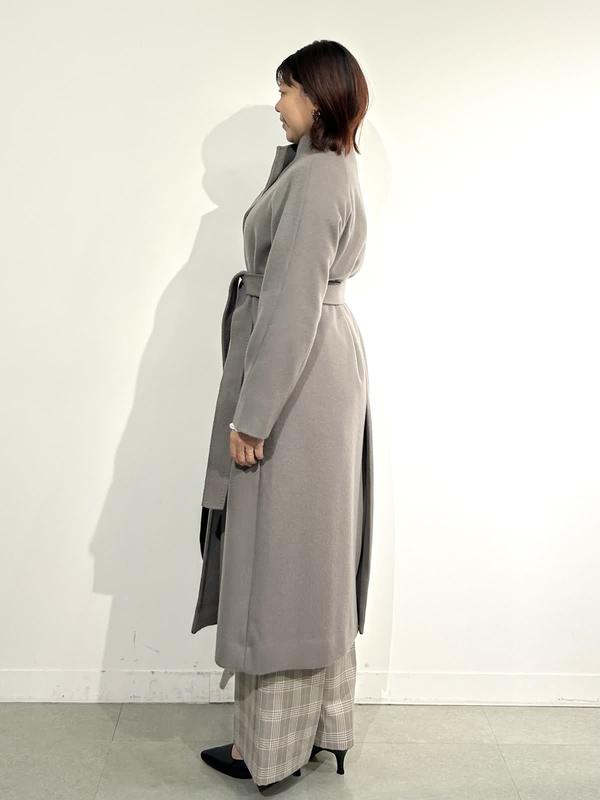 INED グレー　コート INEDのコートを使った那覇メインプレイスI.T.'S.internationalの