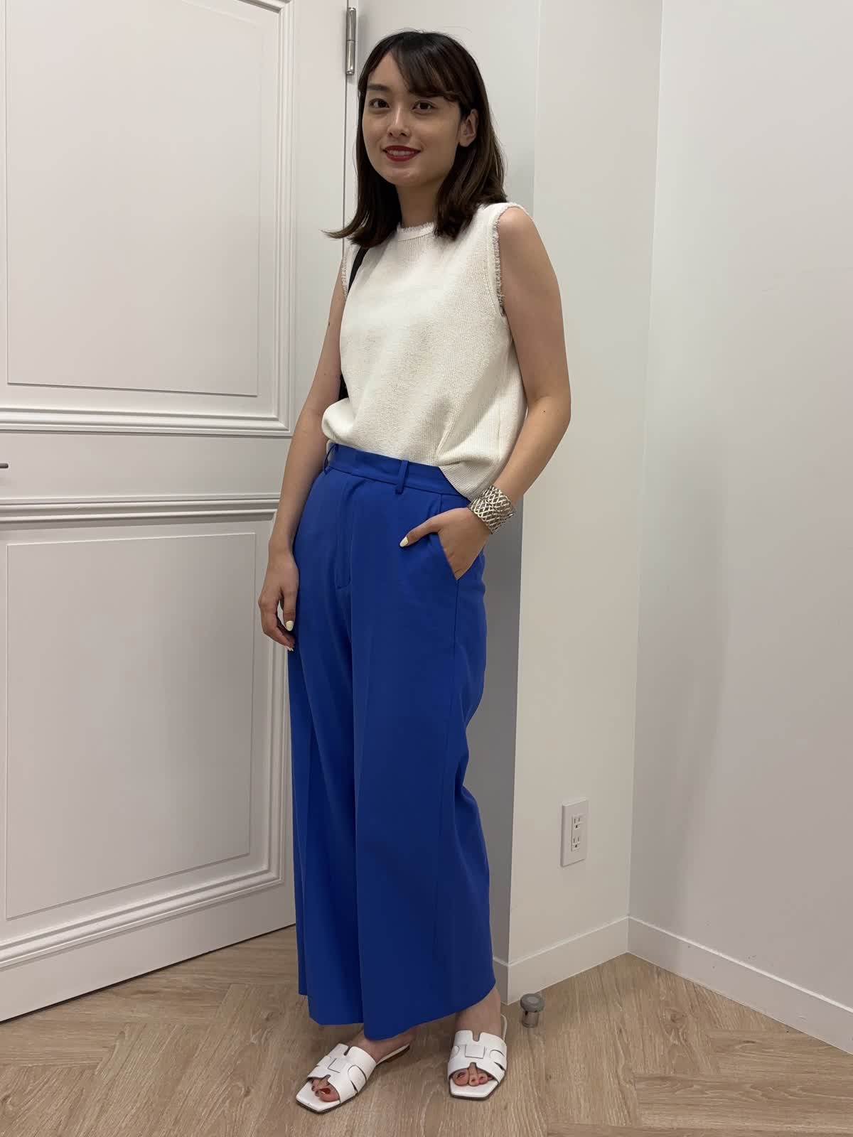 るんるん　INED  パンツスーツ　他一点 INEDのパンツを使ったSUPERIOR CLOSETのスタッフスタイリング