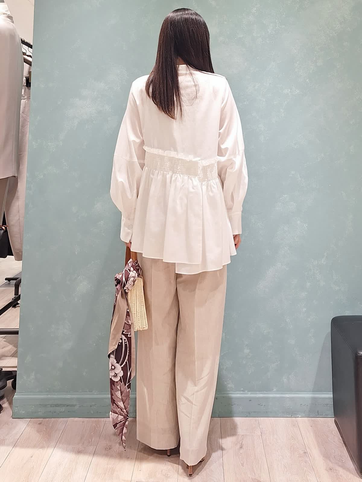 la veille by SUPERIOR CLOSETのブラウスを使った博多大丸7-IDconcept 
