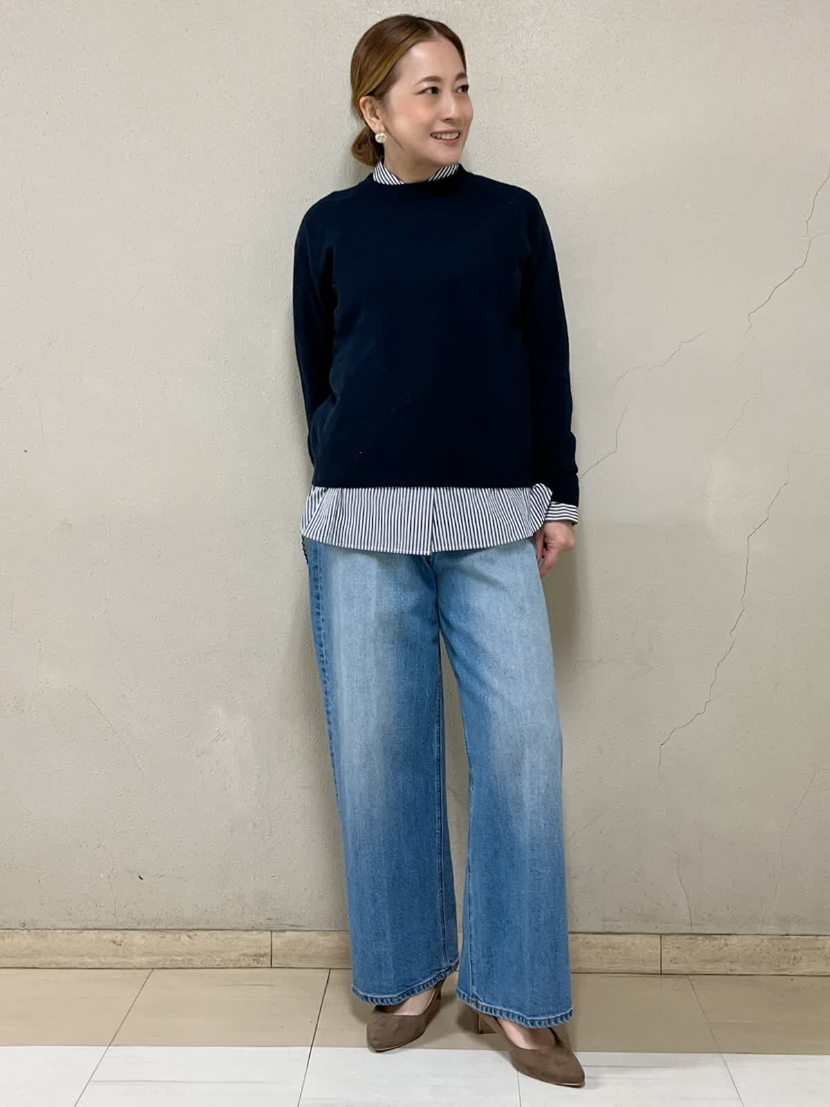 DAY by DAY It's internationalのニットを使ったたまプラーザ東急I.T.