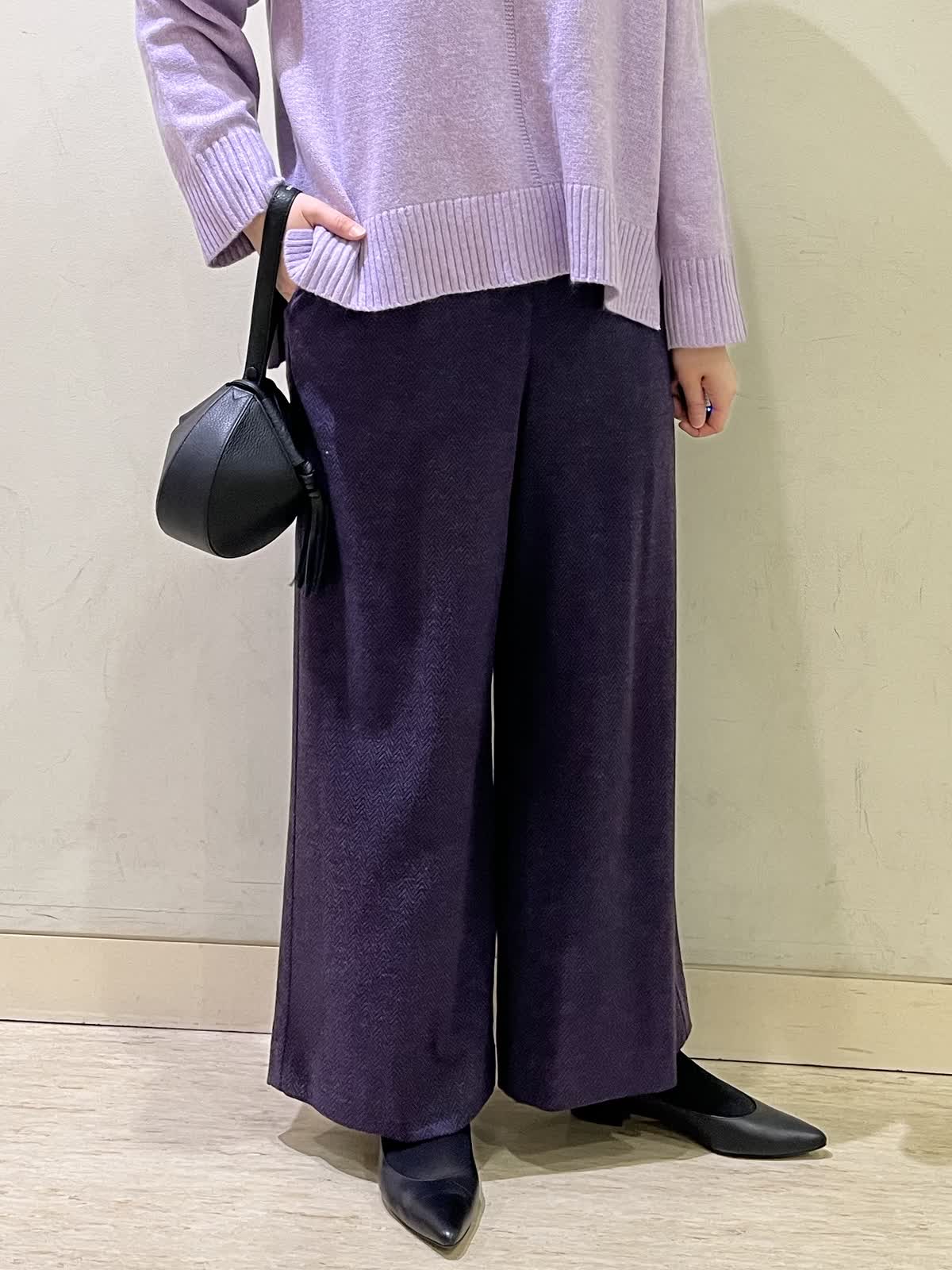 わ*き様 新宿伊勢丹購入ストーンアイランド肉厚ニットアウターネイビー