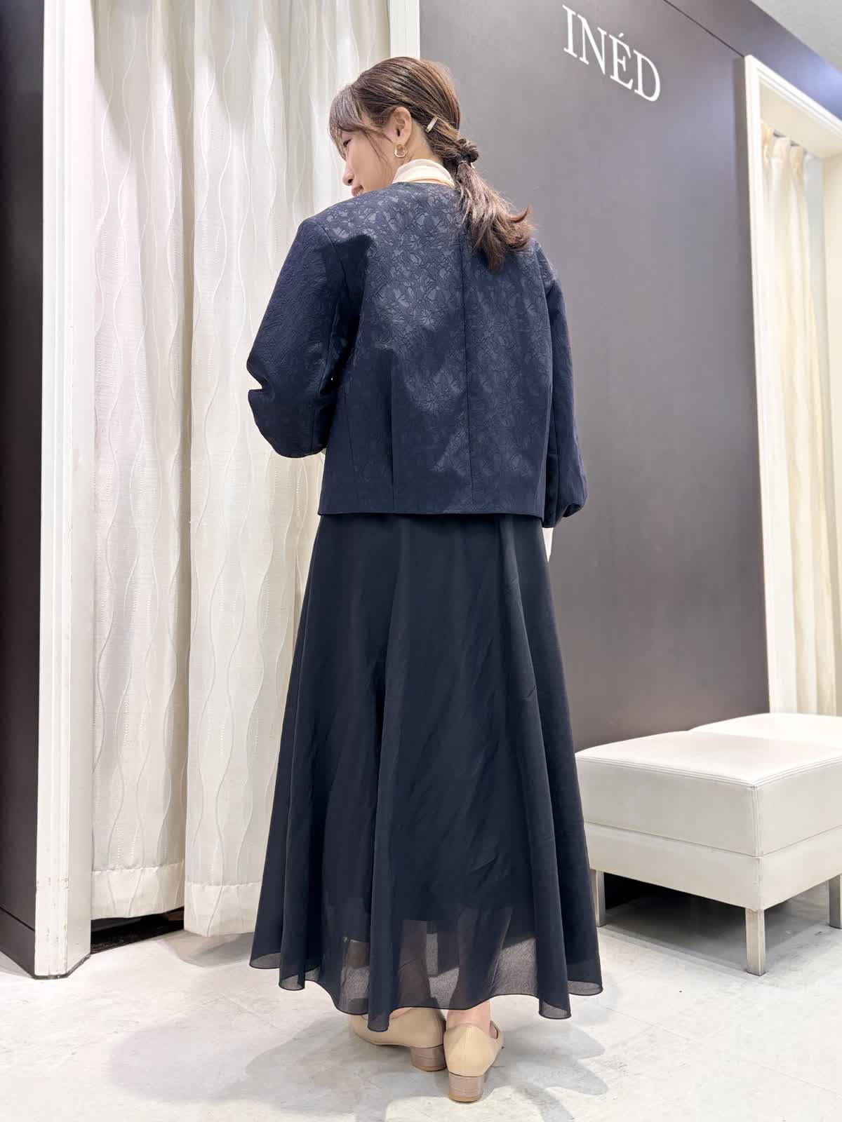 INEDのジャケットを使った福山天満屋店INED/7-IDconcept./Maglieの