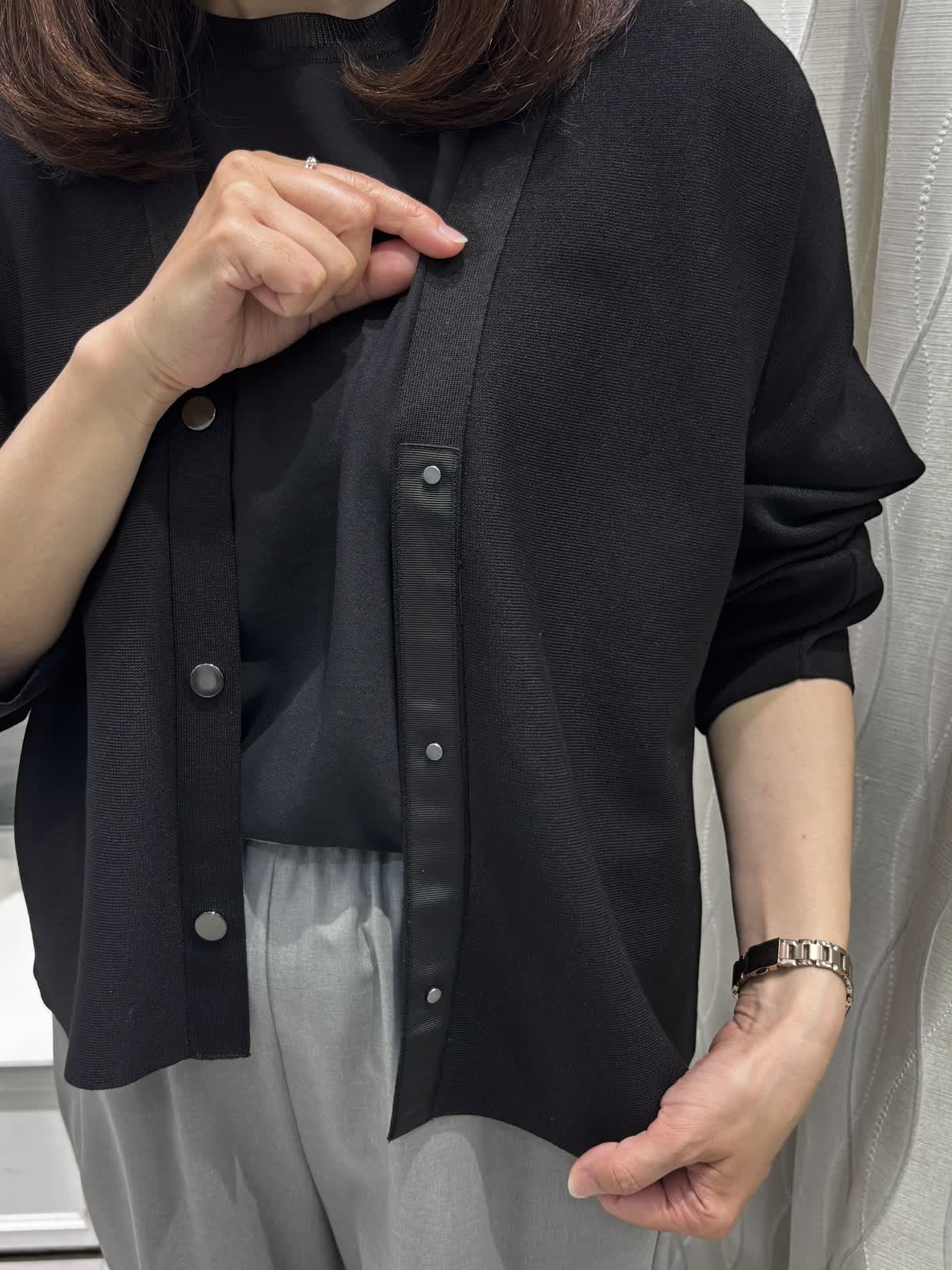 Le Soukのニットを使った福山天満屋店INED/7-IDconcept./Maglieの