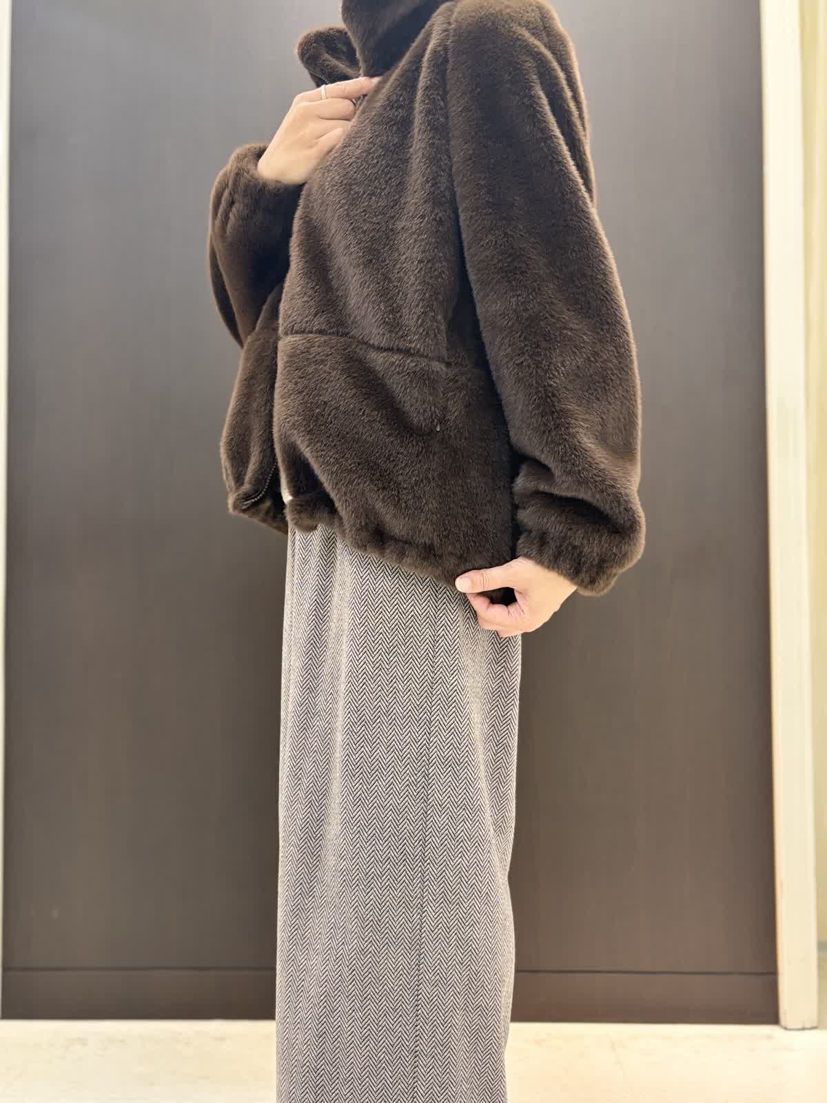 Le Soukのジャケットを使った福山天満屋店INED/7-IDconcept./Maglieの