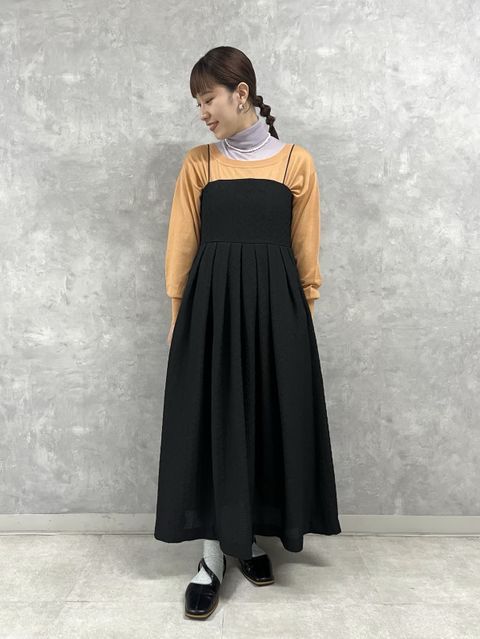 CURRENTAGE/Turtlrneck&Cropped top Layer knit｜商品詳細｜メルローズ