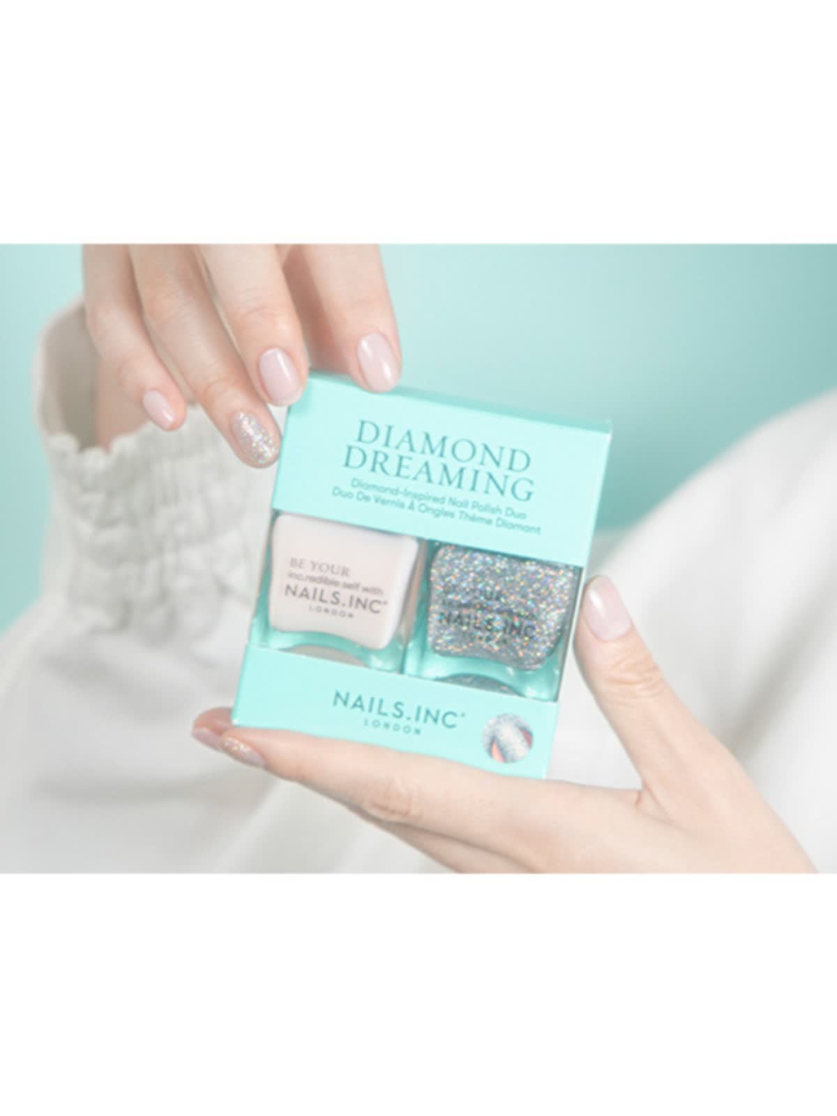 DIAMOND DREAMING diamond‐inspired nail polish duo - LUCUA osaka