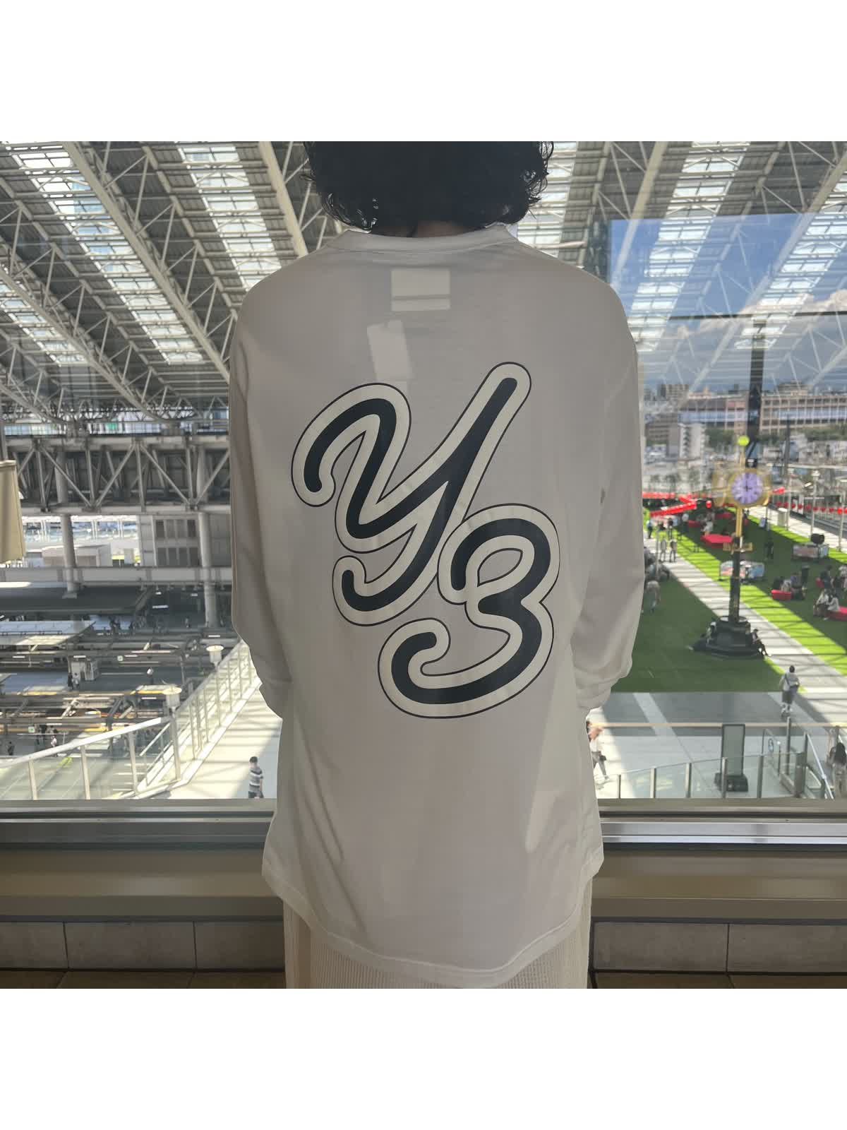 Y-3/ワイスリー/GFX LS TEE/ロゴロングスリーブTシャツ - LUCUA