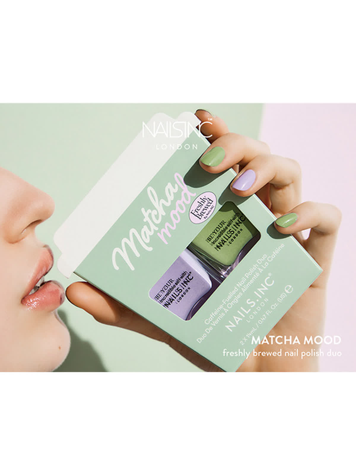 ネイルズインク ルクア大阪限定 カラー シェイド 2本セット 激レア！ MATCHA MOOD - LUCUA osaka（ルクア大阪）
