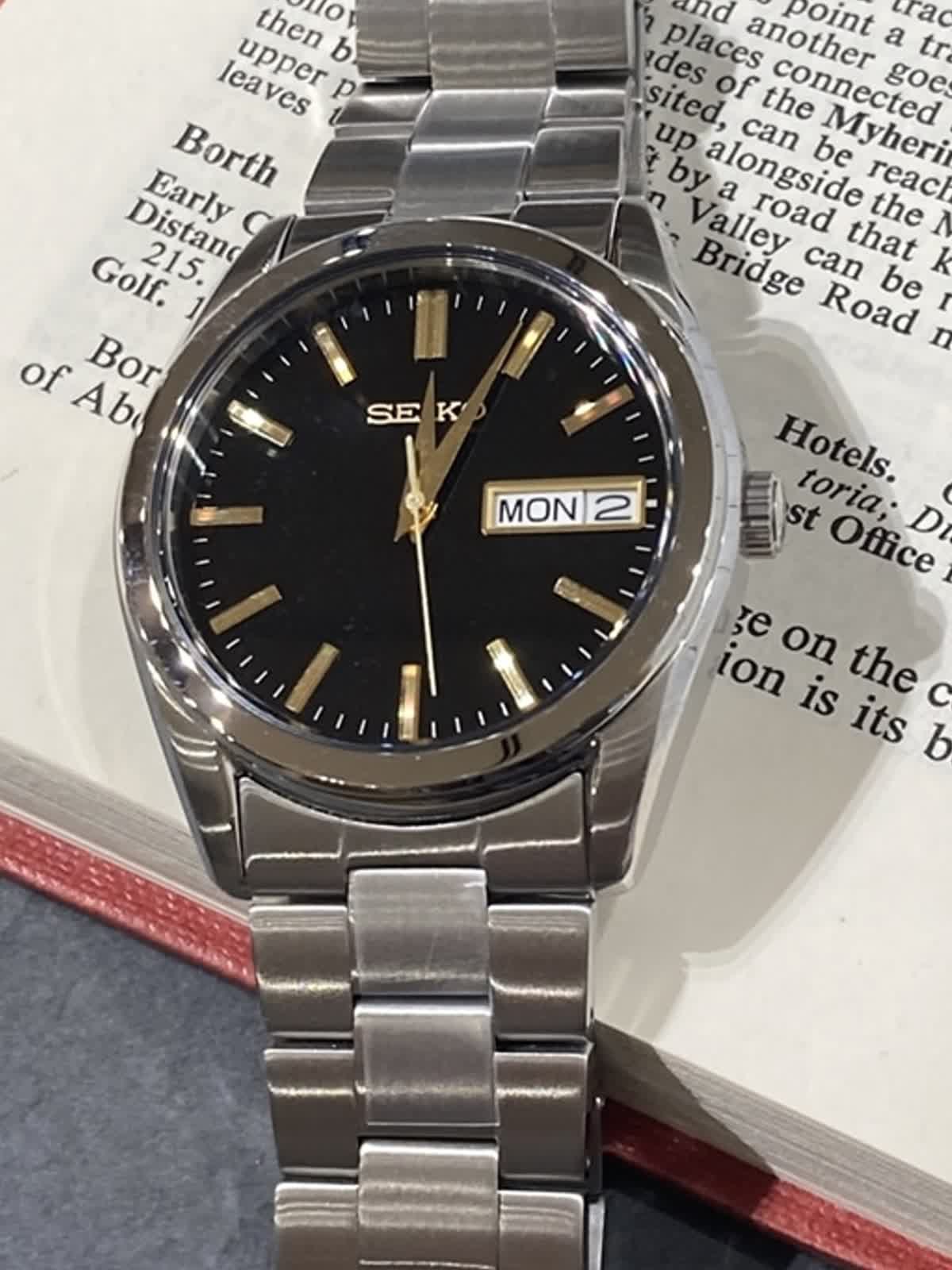 時計 Seiko6r21 SEIKO×TiCTAC】女性にもオススメ！ボーイズサイズの腕時計