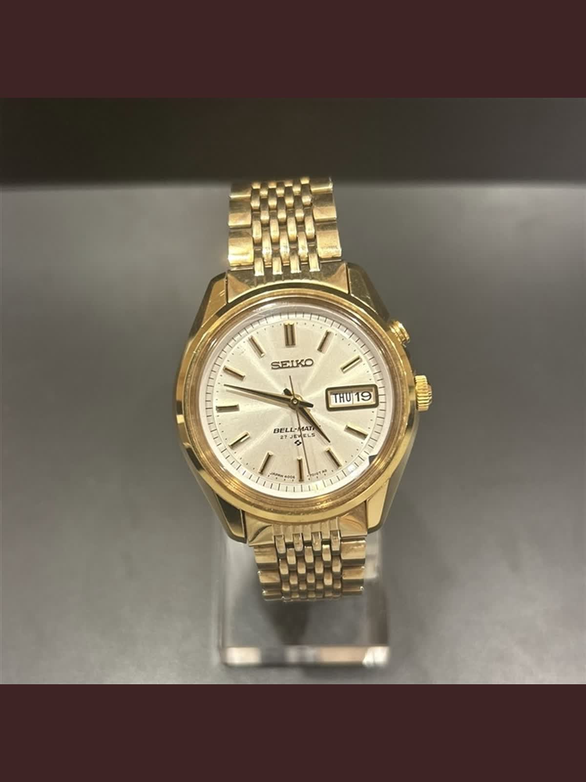 ち*ゲ様 SEIKO ビジネスベル 手巻き時計 seiko_bell-matic_watch07-
