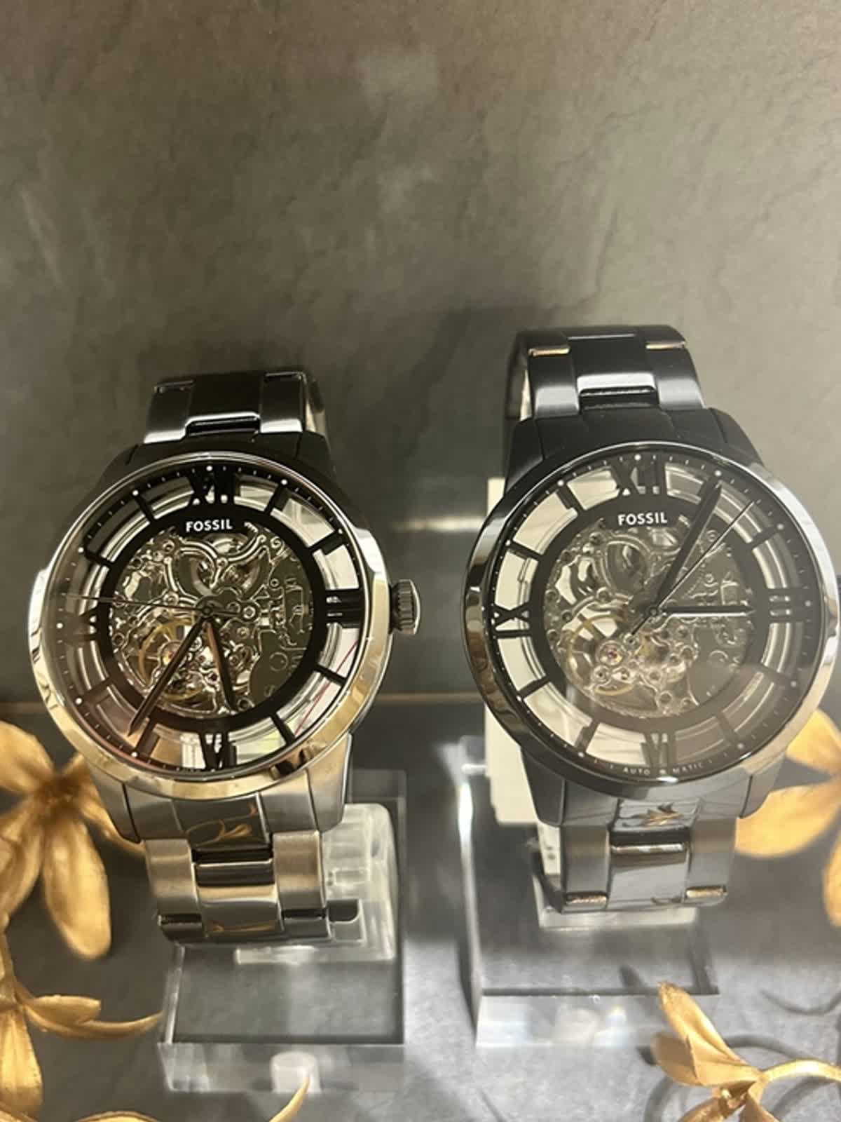 FOSSIL機械式自動巻き オープンハートの時計 (TOWNSMAN) - LUCUA