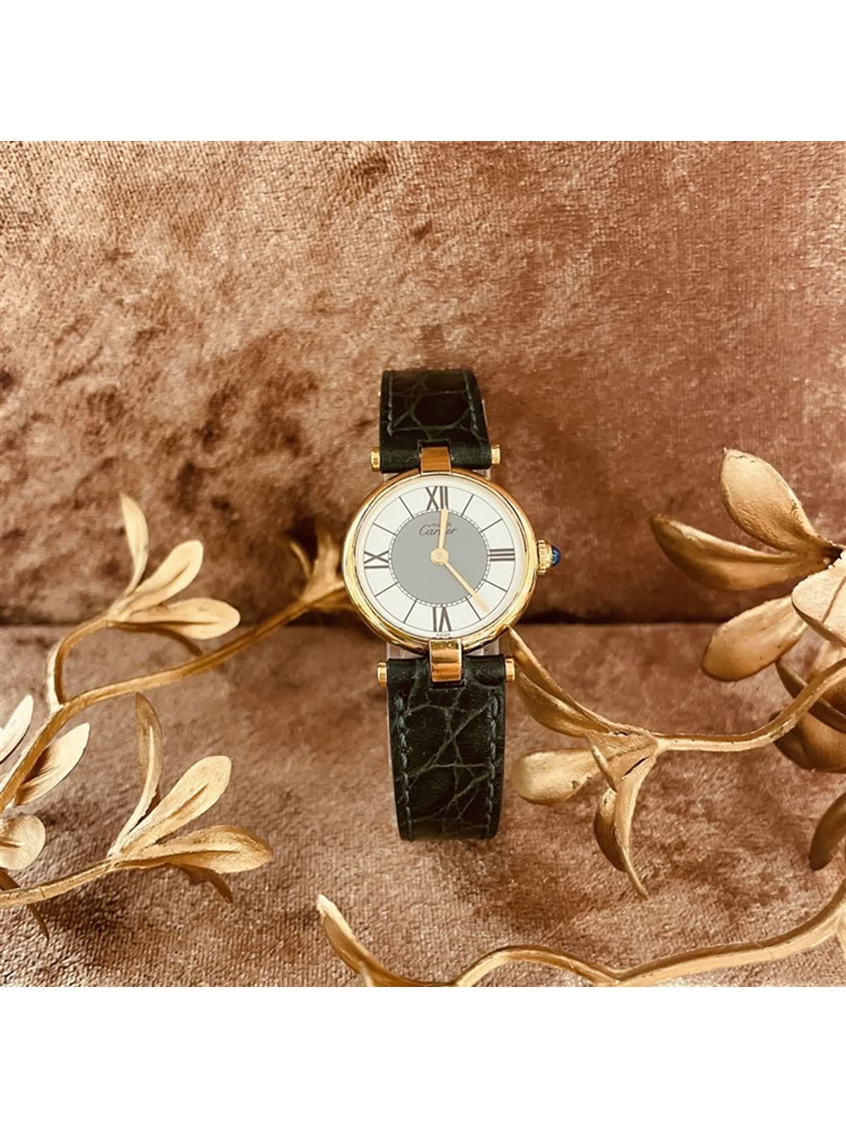 Cartier 手巻き時計 金色 不動品 ジャンク Yahoo!オークション -「カルティエ 時計 ジャンク