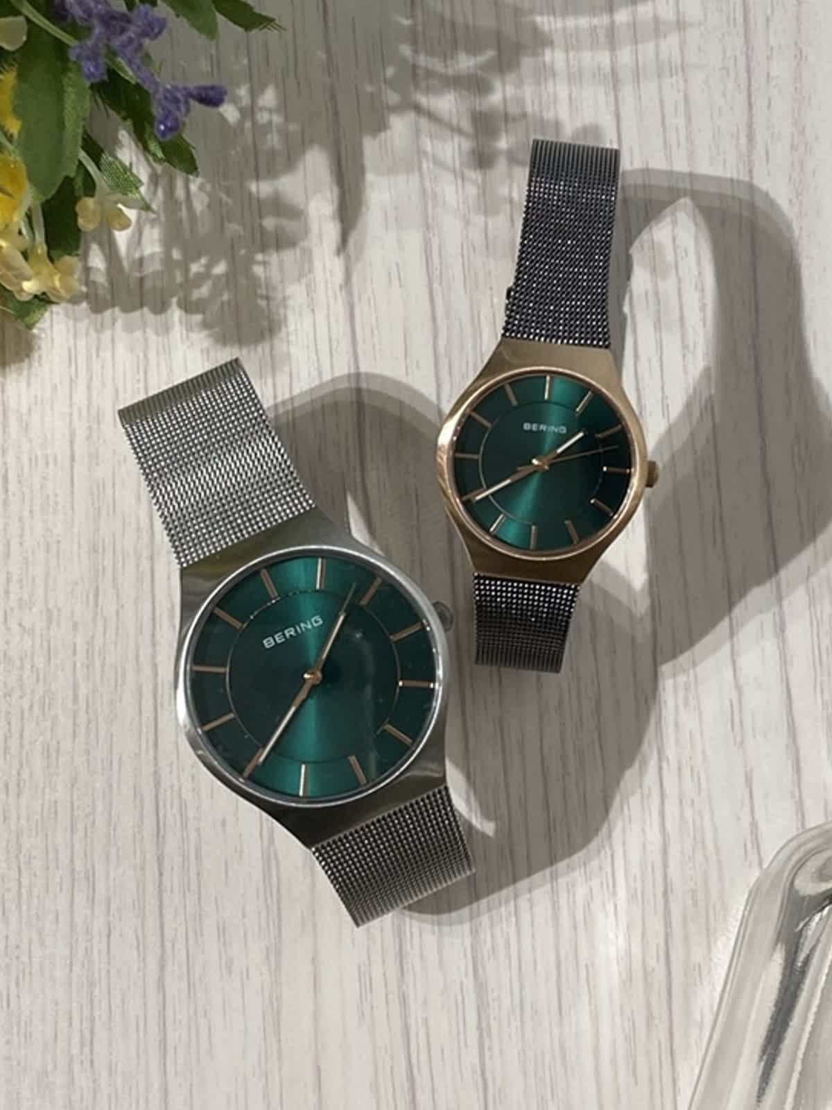 ペアウォッチ】深いグリーンが美しいBERINGをお揃いで - LUCUA osaka