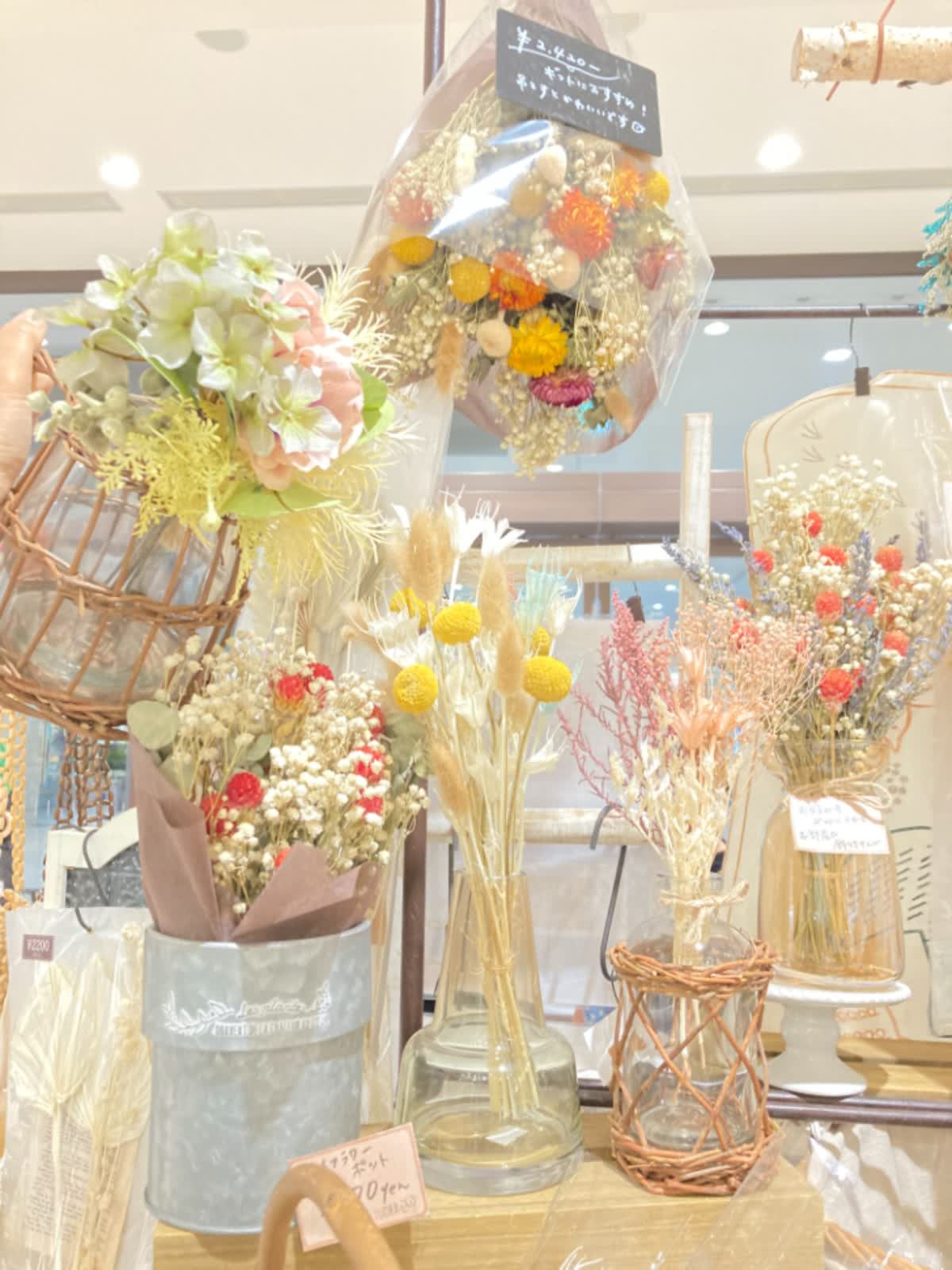 ドライフラワーでお洒落インテリア Lucua Osaka ルクア大阪