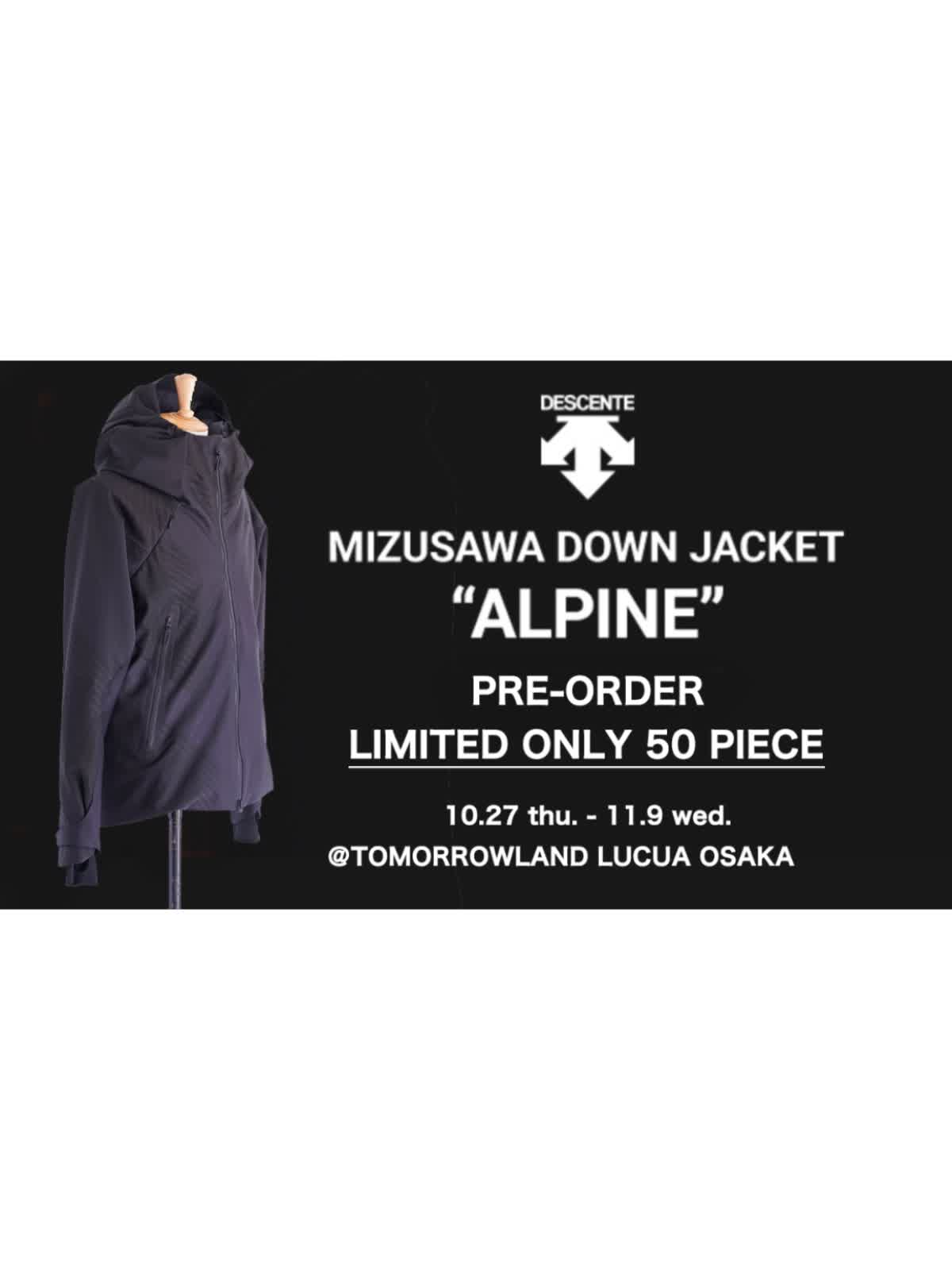 DESCENTE MIZUSAWA DOWN JACKET 