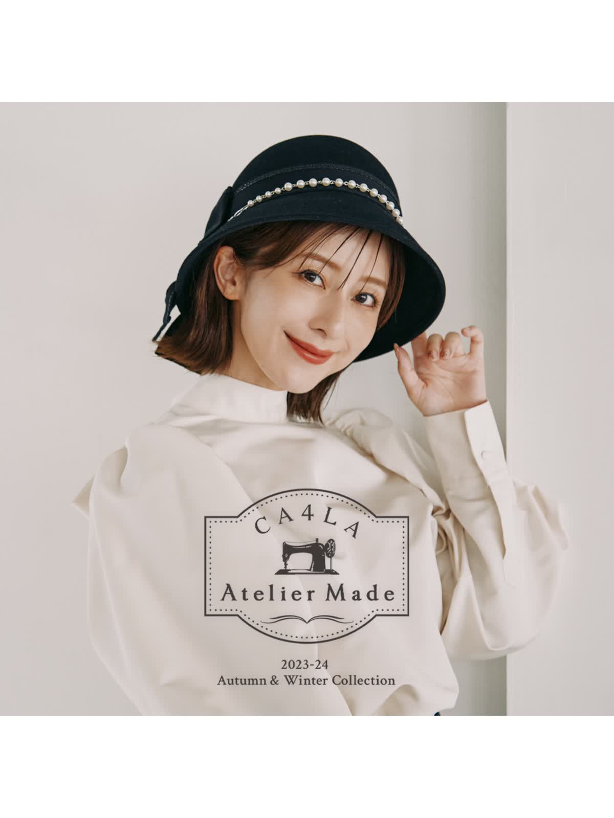 カシラ Atelier made バケットハット - ハット