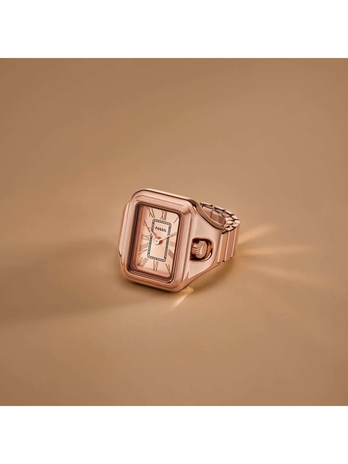 FOSSILリング時計 （FOSSIL - FOSSIL フォッシル/リングウォッチ  