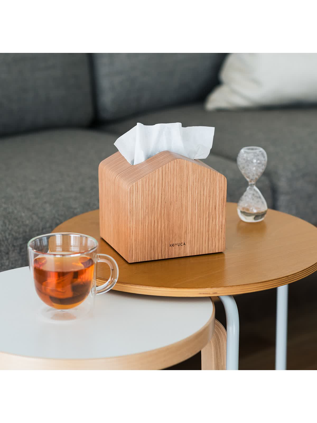 ✨Moiコンパクトティッシュケース、木製に待望のナチュラル色が新登場