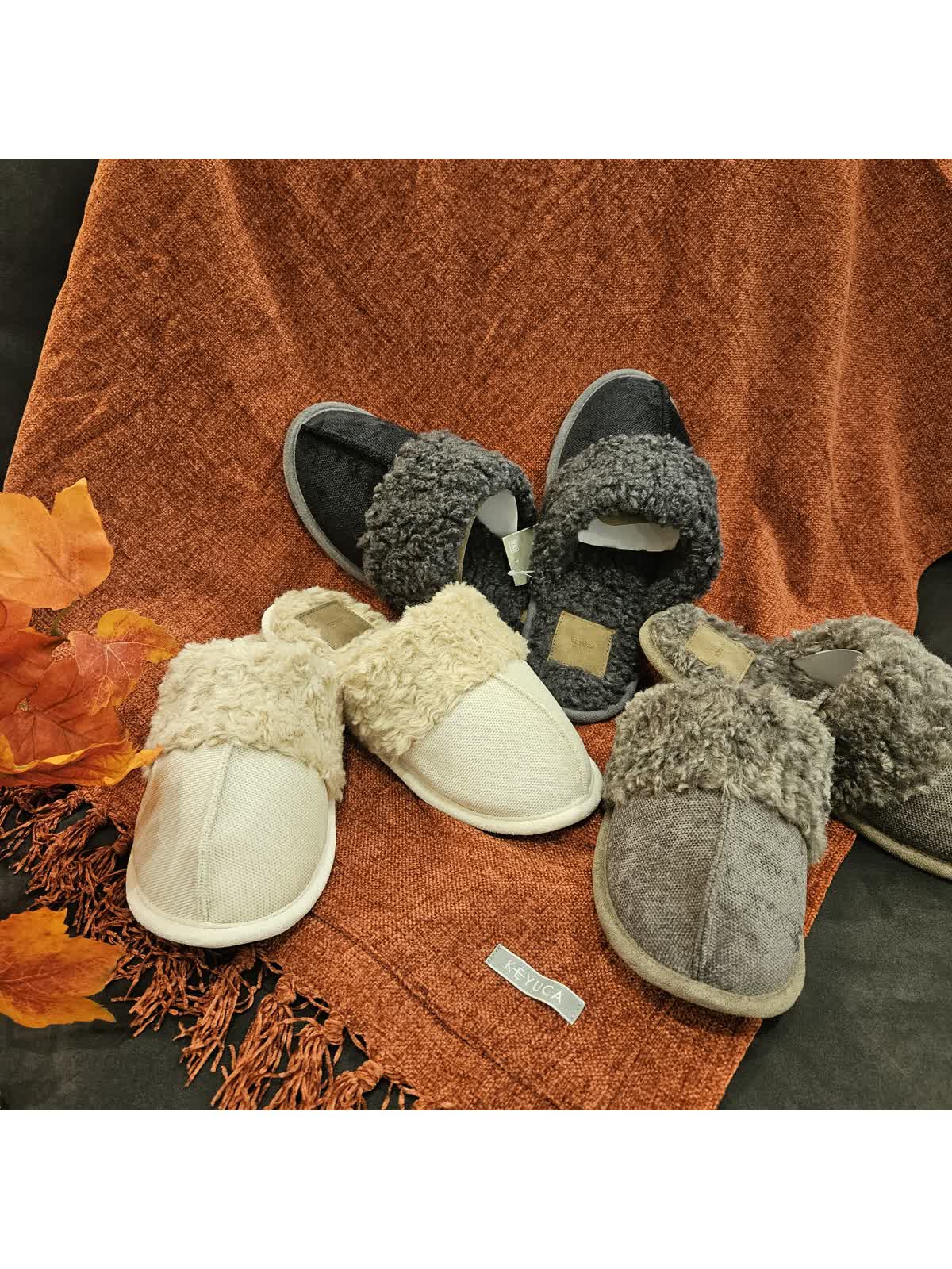 ✨あったかボアが可愛い☆底面が拭けるスリッパが新登場✨ - LUCUA