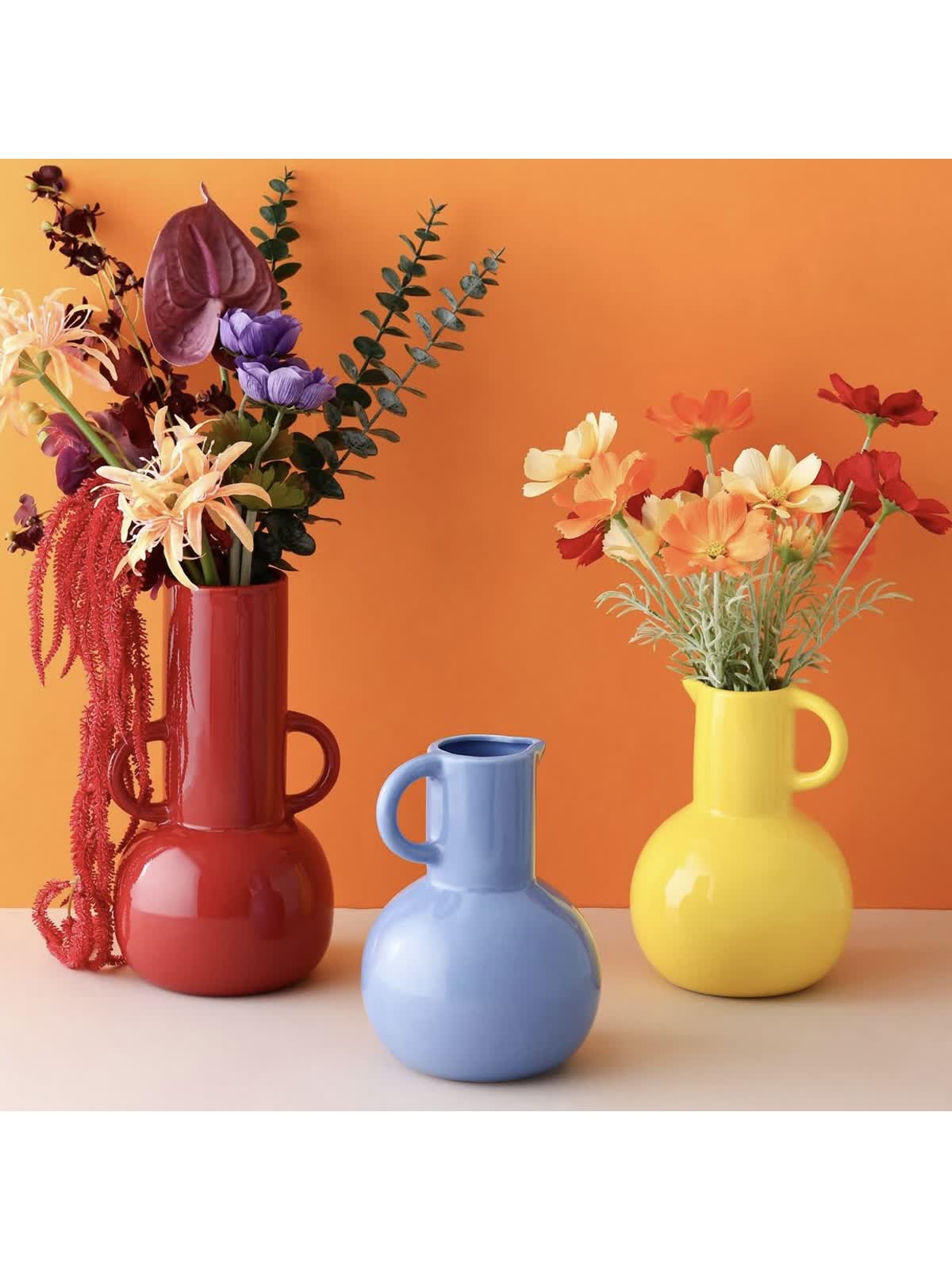 秋カラーのお花にぴったり>Francfranc 新作フラワーベース - LUCUA