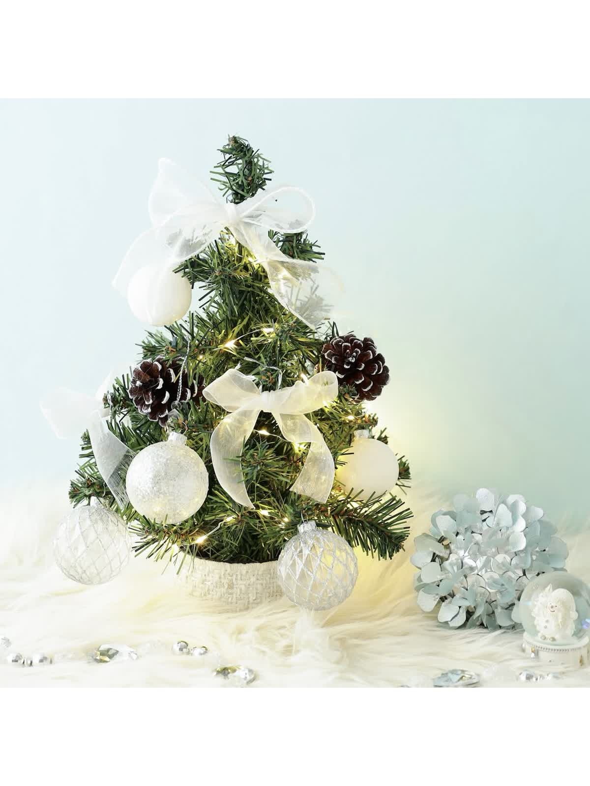 店頭オンライン完売品　デスクトップツリー リボン ライトピンク デスクトップツリー リボン ライトピンク（インテリア雑貨