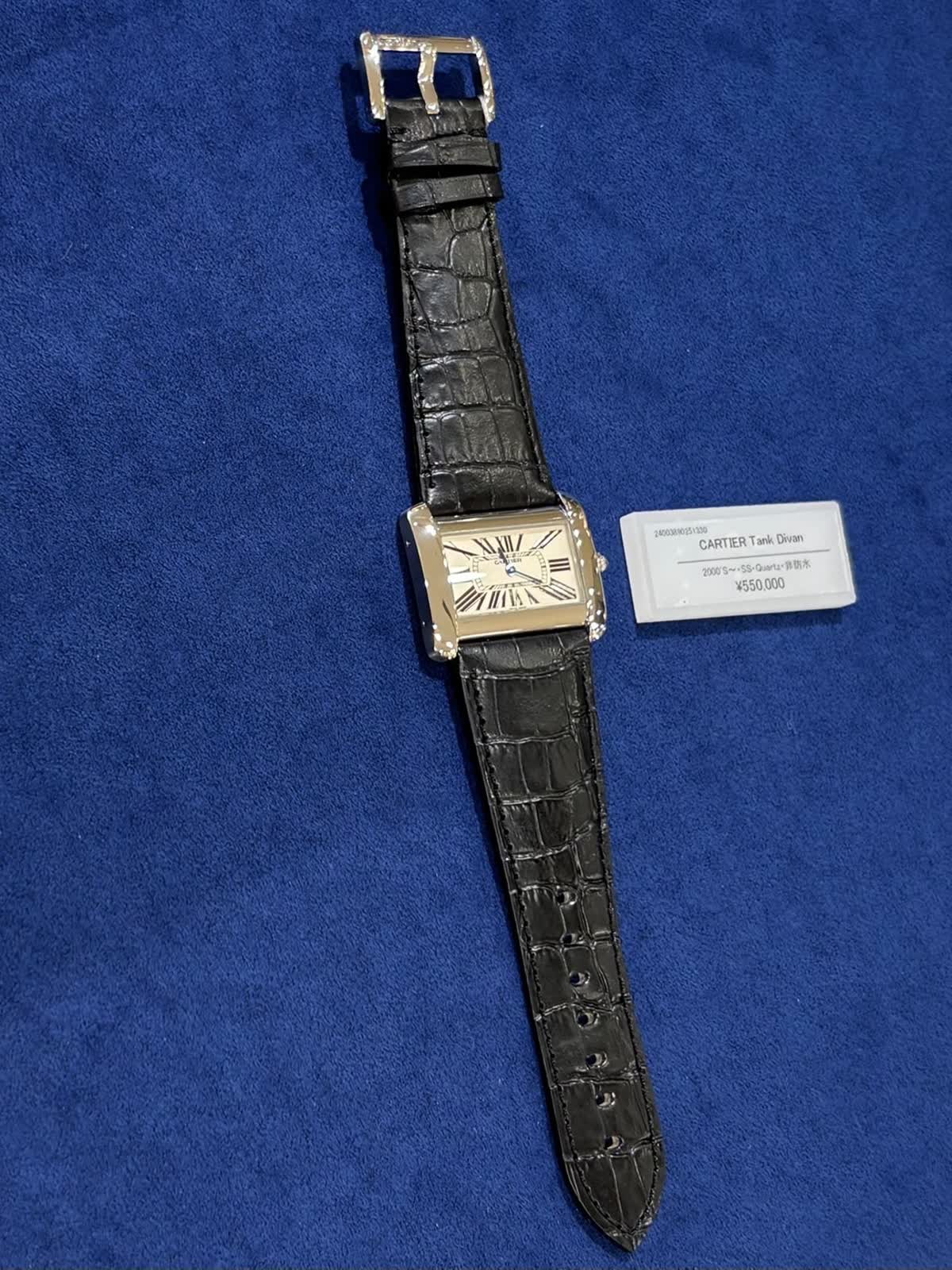 カルティエ Cartier タンク ディヴァン（Tank Divan） 稼動品 楽天市場】【国際保証書】カルティエ タンク ディヴァン LM