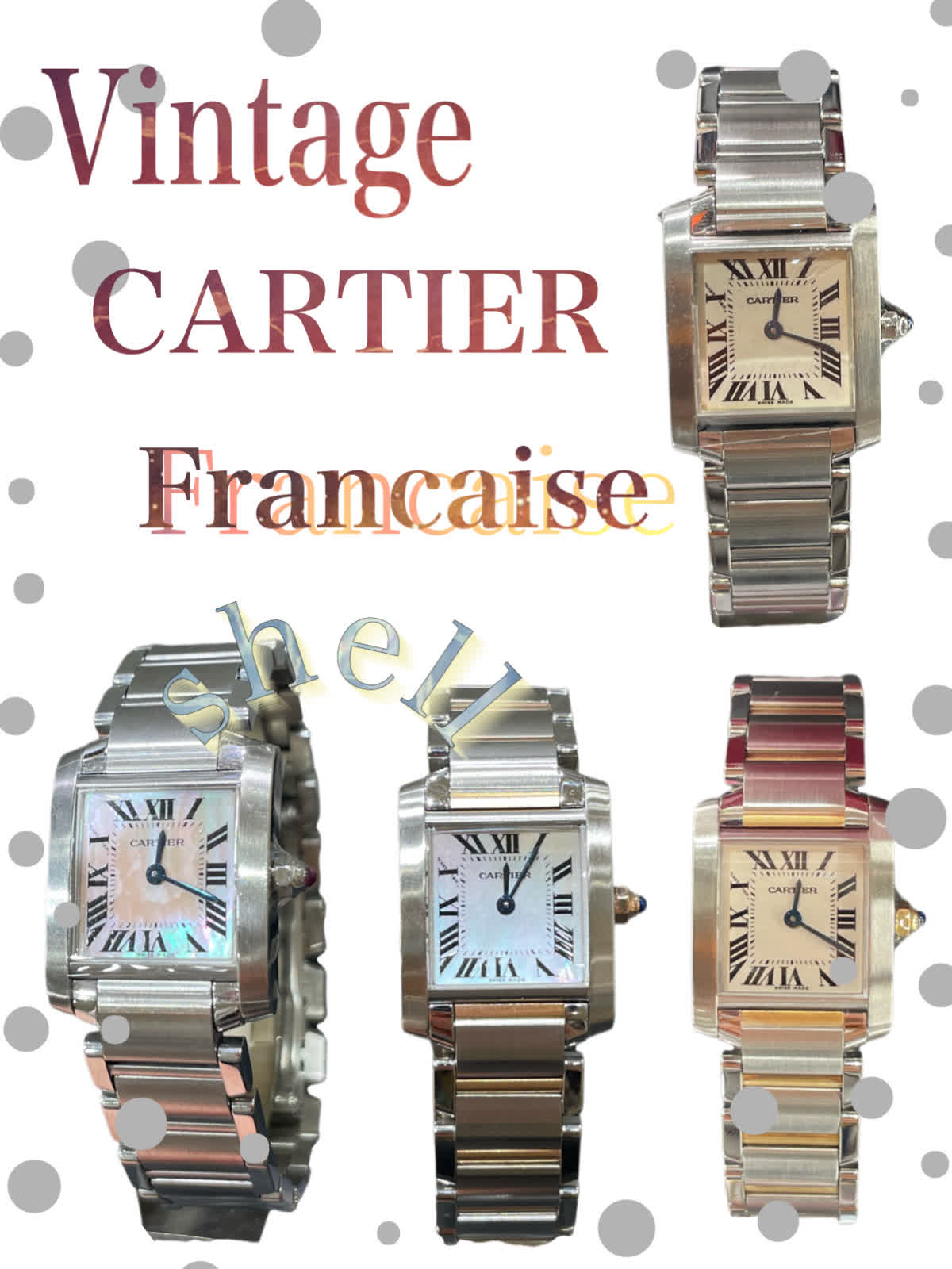 Vintage CARTIER Francaise LUCUA osaka