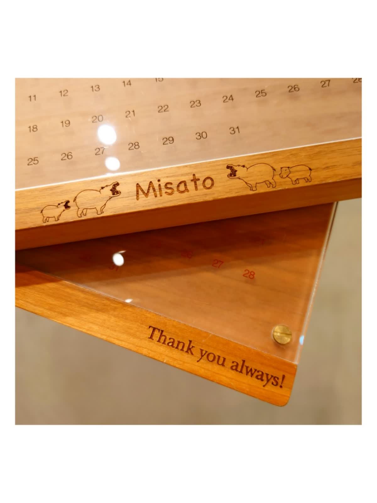 重厚感あふれる卓上万年カレンダー 『 Desk Calendar Eternal