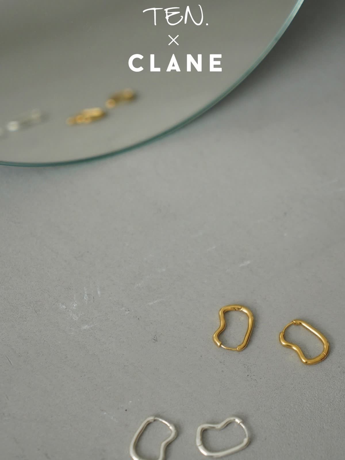 TEN. × CLANE カシューピアス-