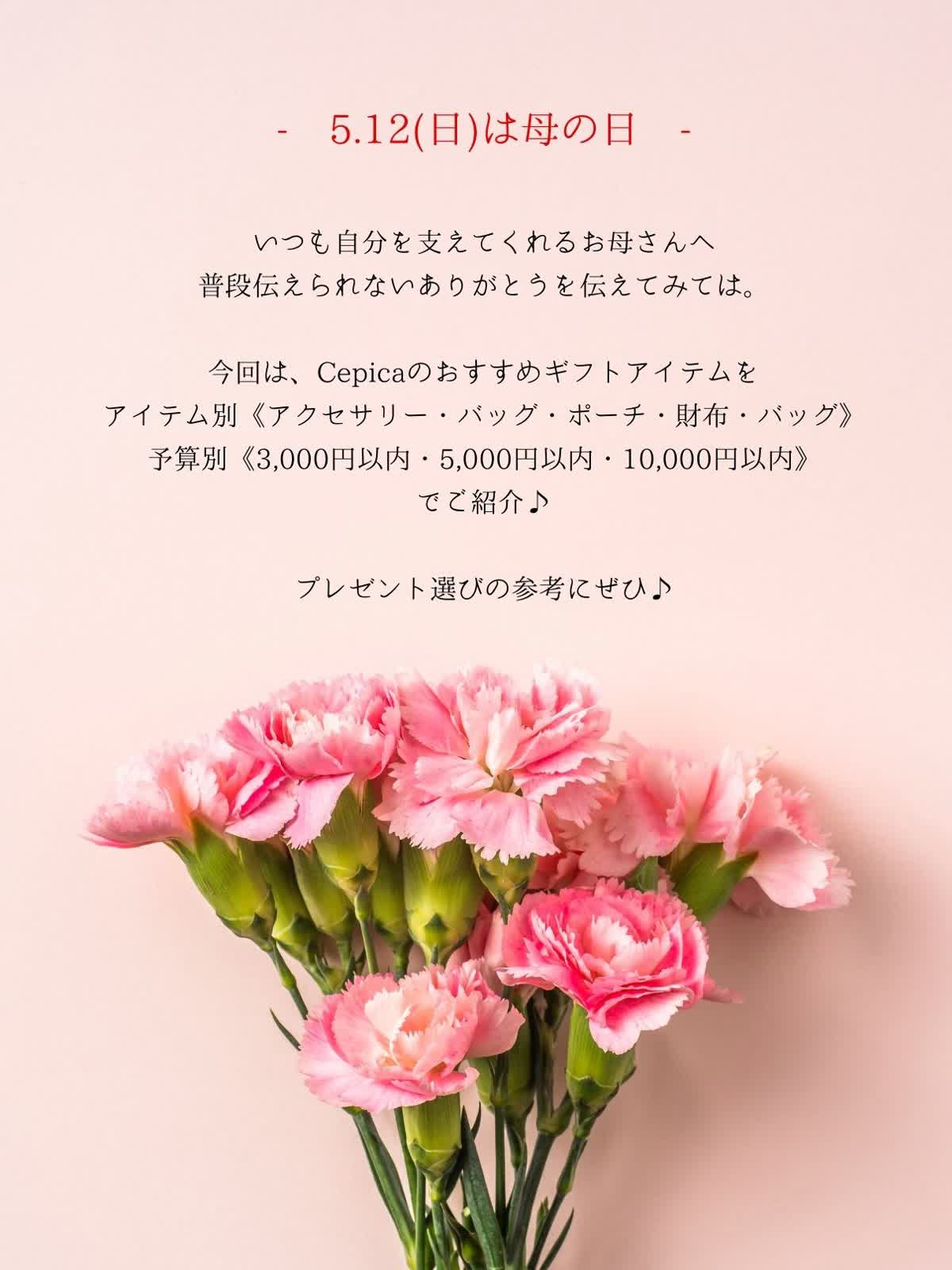 母の日ギフト】アイテム別オススメ商品【Mother'sDay】 - LUCUA osaka