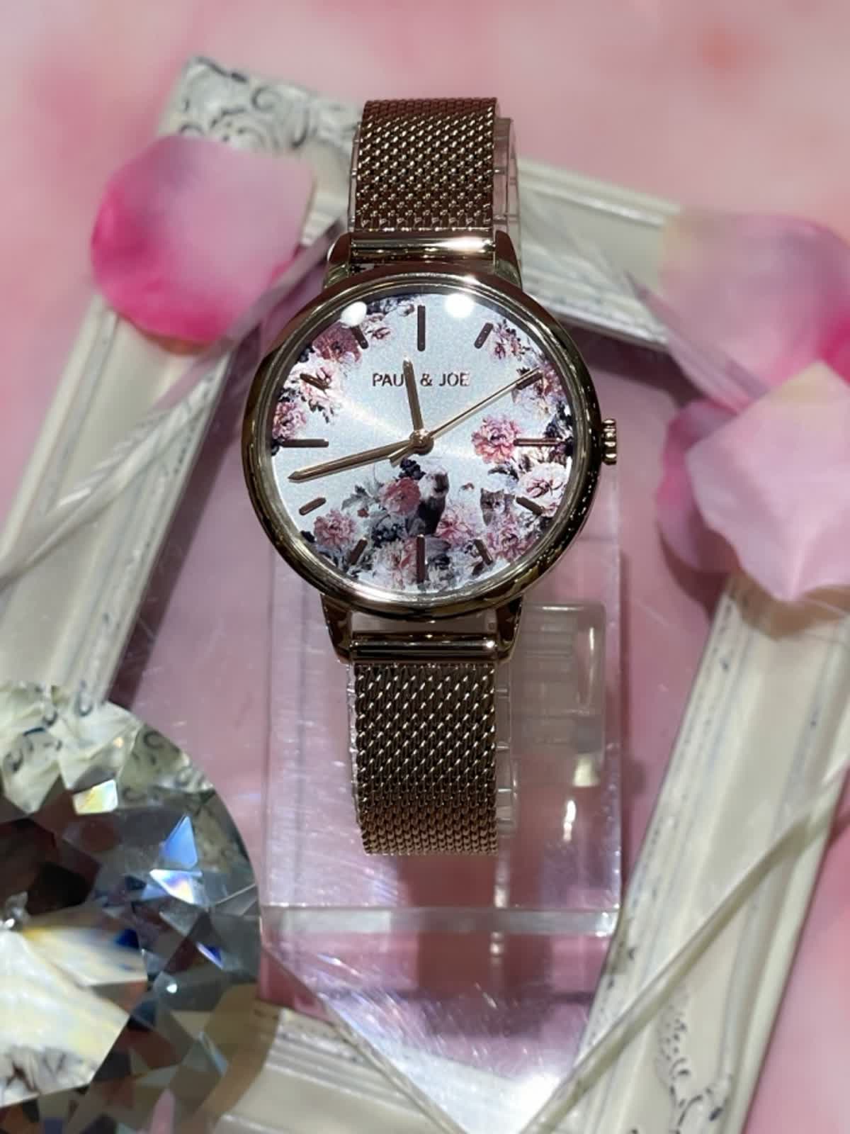 ポール&amp;ジョー 腕時計美品  PJ-7727 花柄 PAUL & JOE - ポール&ジョー 腕時計美品 PJ-7727 花柄の通販 by ブラン