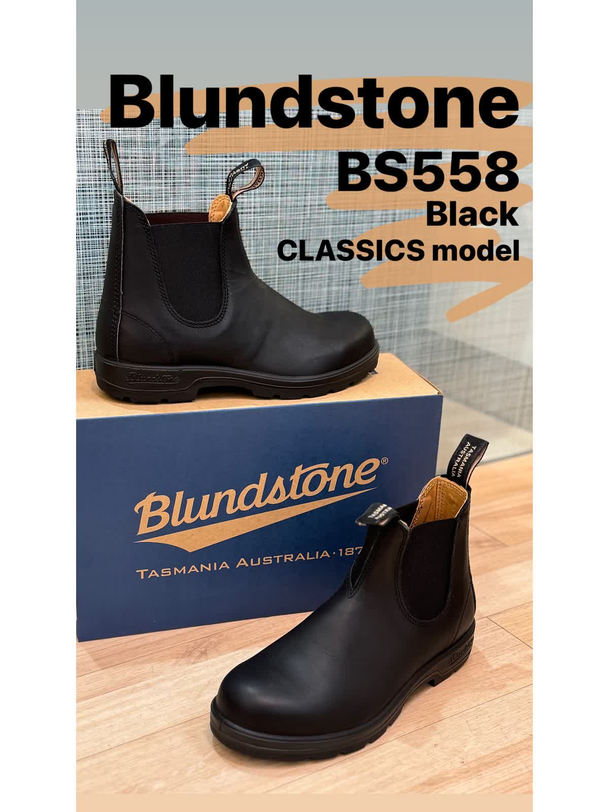 Blundstone BS558 Black CLASSICS model LUCUA osaka